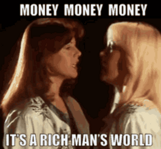 Abba Rich Man's World Money Money Money GIF