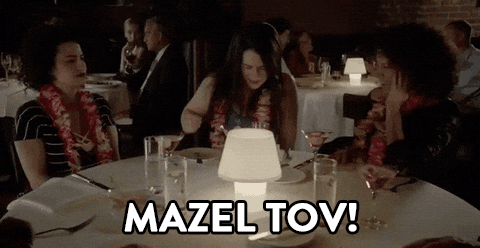 Abbi Jacobson Happy Mazel Tov GIF