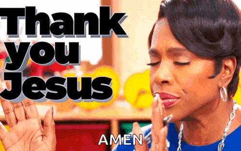 Abbott Elementary Thank You Jesus GIF