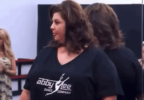 Abby Lee Miller Angry To Fine Reaction GIF