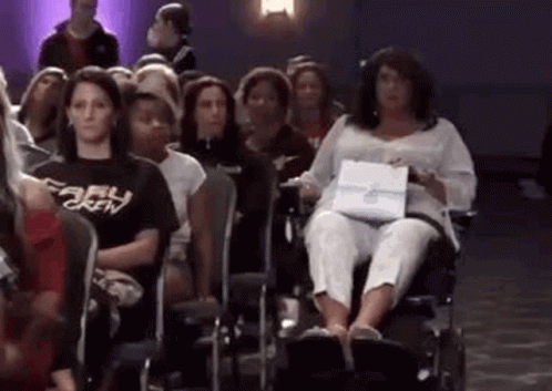 Abby Lee Miller Backing Out GIF