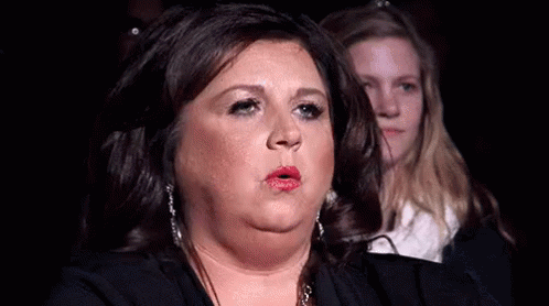 Abby Lee Miller No Reaction GIF