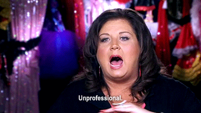 Abby Lee Miller Says Unprofessional GIF
