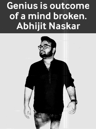 Abhijit Naskar Quote Black and White Man