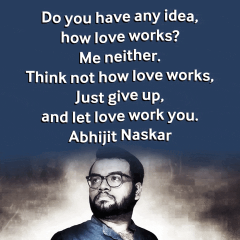 Abhijit Naskar Quote on Poster