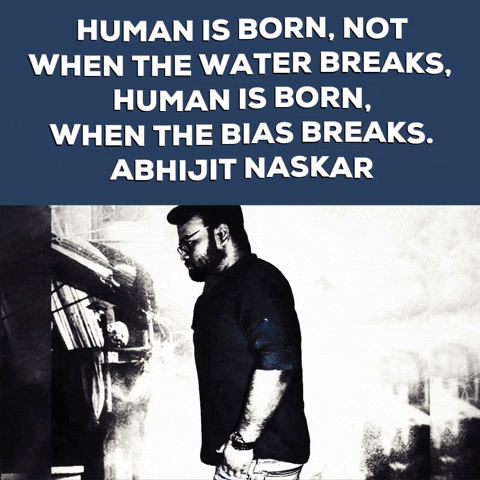 Abhijit Naskar Quote Poster GIF