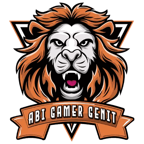 Abi Gamer Geniet Logo with Lion