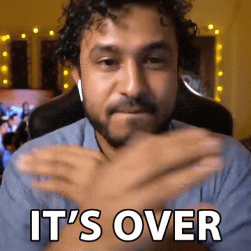 Abish Mathew Its Over GIF