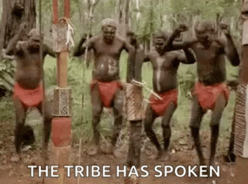 Aboriginal Men Dancing In The Woods GIF
