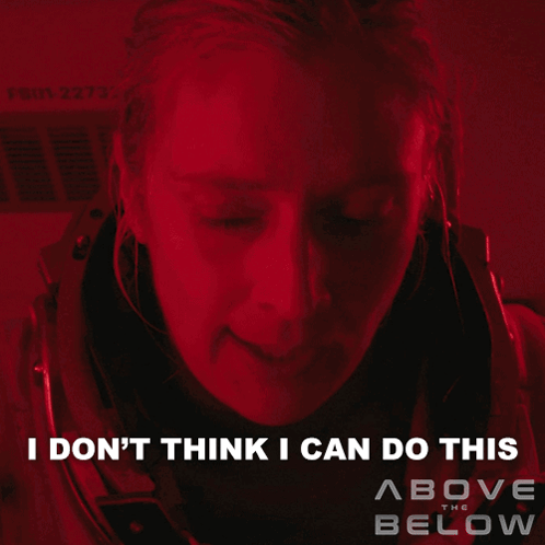 Above The Below Poster Woman In Space Suit GIF