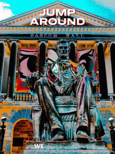 Abraham Lincoln Statue in Front of Bascom Hall
