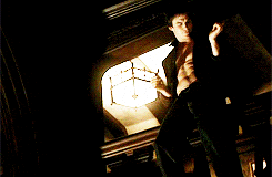 Abs Vampire Diaries Damon Salvatore Dancing GIF