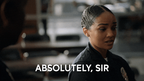 Absolutely Sir Mekia Cox The Rookie GIF
