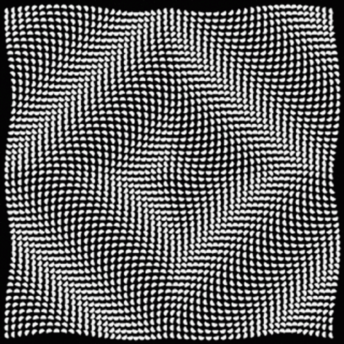 Abstract Dark Linear Optical Illusions GIF