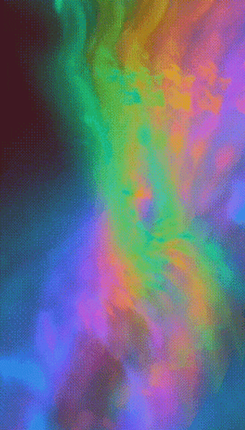 Abstract rainbow color space GIF