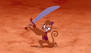 Abu Swinging Sword GIF