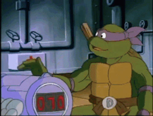 Accident That Electrocuted Donatello GIF