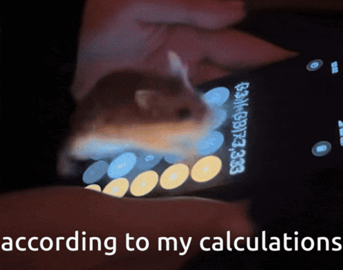 According to My Calculations Holding Cell Phone With Mouse