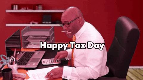 Accountant Frustrated Happy Tax Day GIF