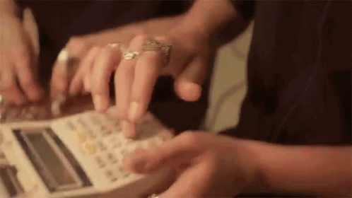 Accountant Receipt Bill Calculation GIF