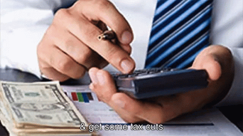 Accountant Tax Cuts Money GIF