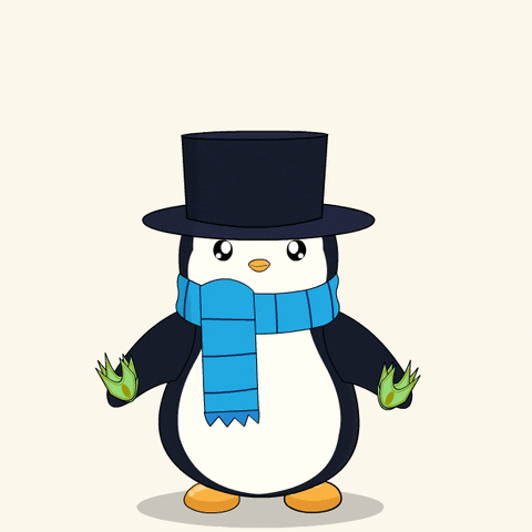 Accountant Tax Refund Penguin Throwing Money GIF