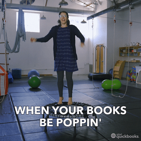 Accountant When Your Books Be Poppin' GIF