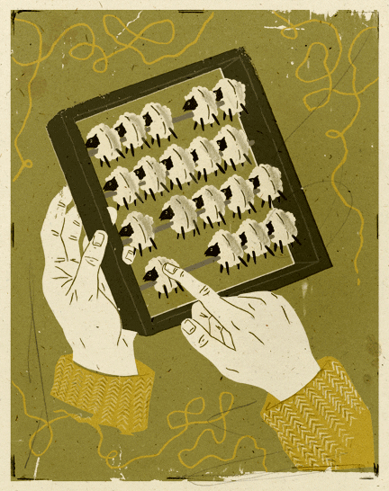 Accounting Sheep Abacus GIF