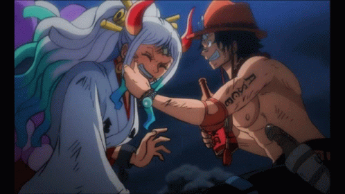 Ace And Yamato Laughing GIF