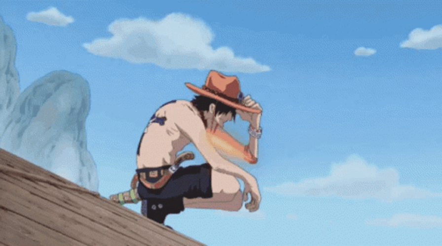 Ace Angry Fire Back One Piece GIF