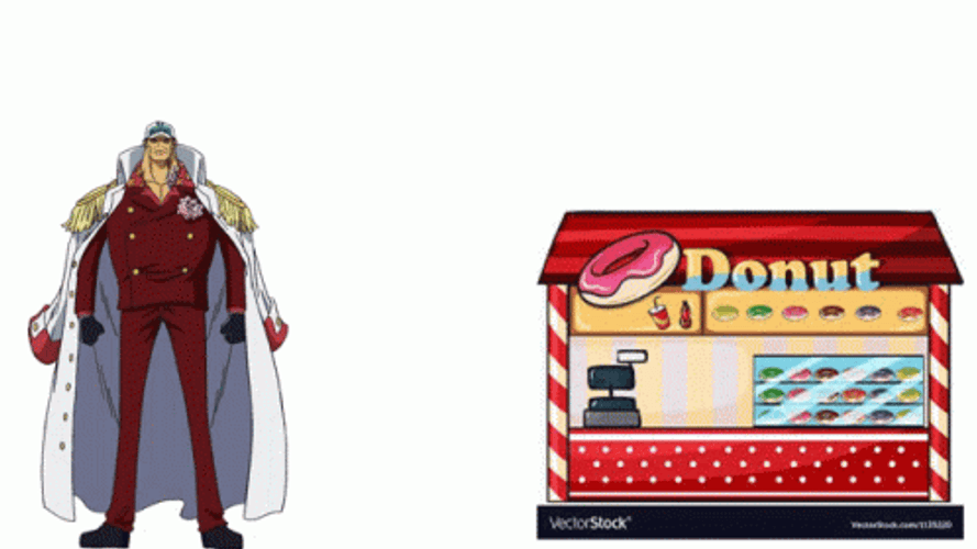 Ace Buying In A Donut Shop GIF
