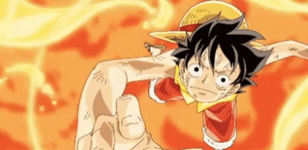 Ace Luffy Fire Fist One Piece GIF