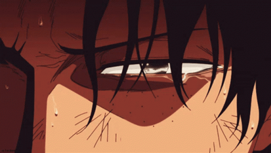 Ace One Piece Crying Eye Loop GIF