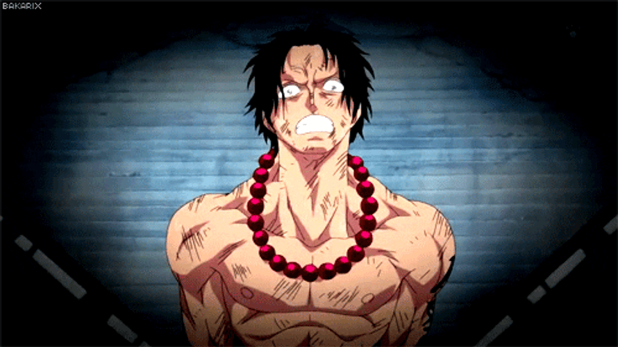 Ace One Piece Dark Sad Crying GIF