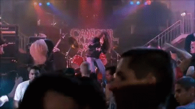 Ace Ventura Dancing Cannibal Corpse GIF