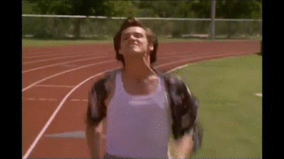 Ace Ventura Running Chase Fall GIF