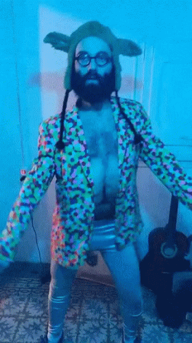 Acid Trip Lights On The Party GIF