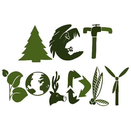 Act Boldly Logo with Tree and Tools