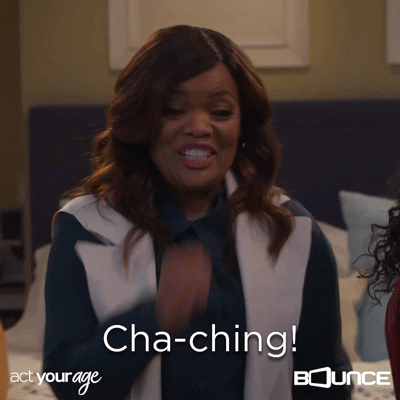 Act Your Age Cha Ching GIF