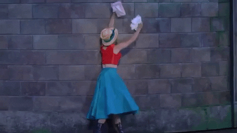 Acting Woman Dragging Itself GIF