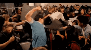 Action Black Friday Shopping Riot Chaos GIF