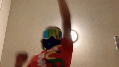 Active Kid Wearing Glasses Ora Ora Ora GIF