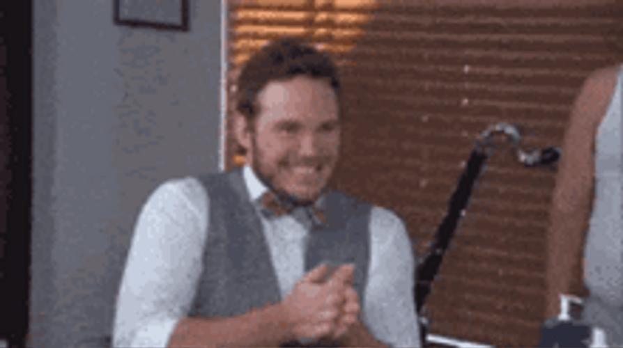 Actor Chris Pratt Rubbing Hands Excited GIF