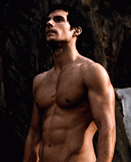 Actor Henry Cavill Sexy Hot Topless GIF