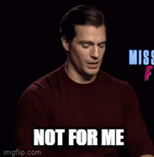 Actor Henry Cavill Smile Not For Me GIF