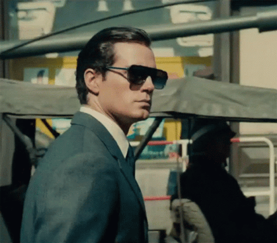 Actor Henry Cavill Wearing Sunglasses GIF