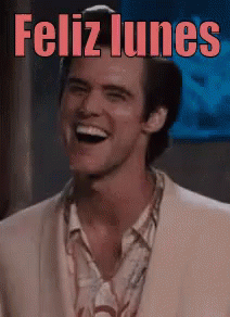 Actor Jim Carrey Happy Pointing Feliz Lunes GIF