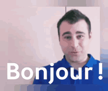 Actor Jonathan Mariotti Greets Everyone Bonjour GIF