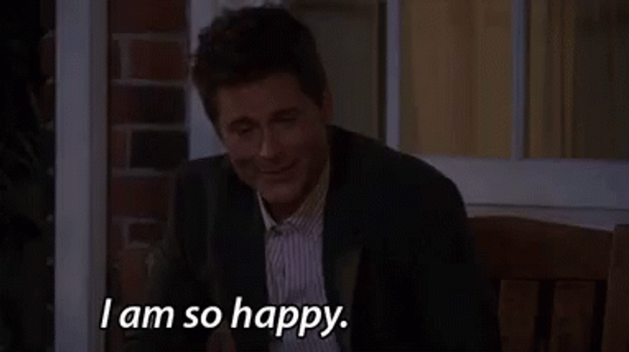 Actor Rob Lowe Happy Then Sad Mixed Emotion GIF
