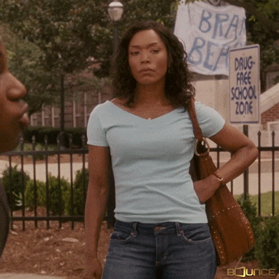 Actress Angela Bassett Hands On Hips GIF